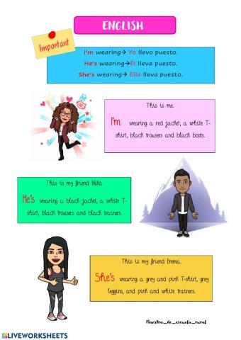 I'm-He's-She's wearing