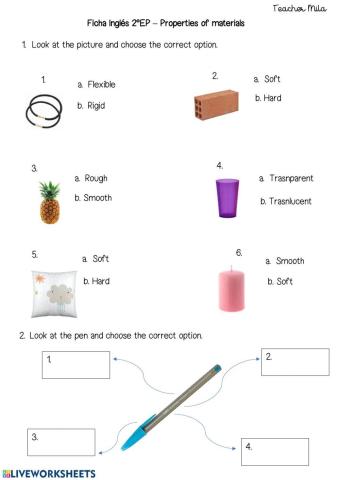Properties of materials