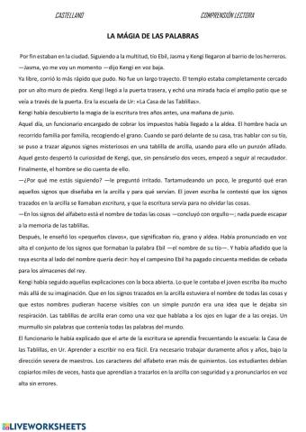 La magia de las palabras