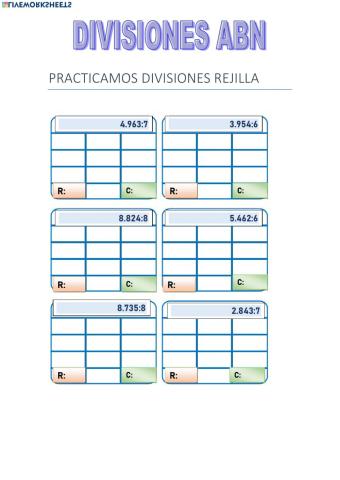 Divisiones abn