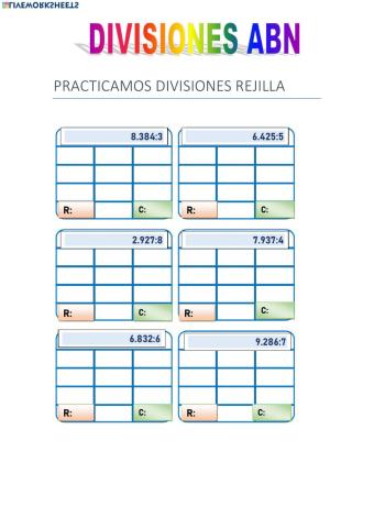 Divisiones abn