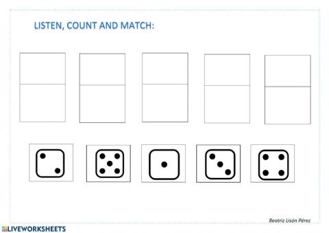 Listen, count and match