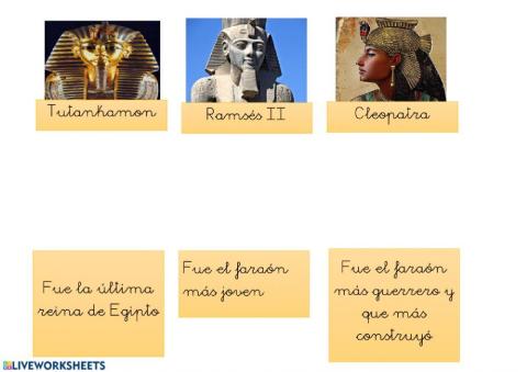 Faraones más famosos