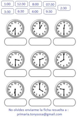 Las horas del reloj-2