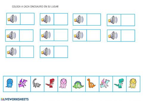 Nombre números hasta 20