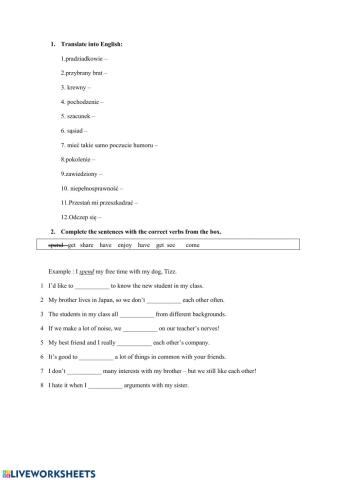 7a Family and Friends