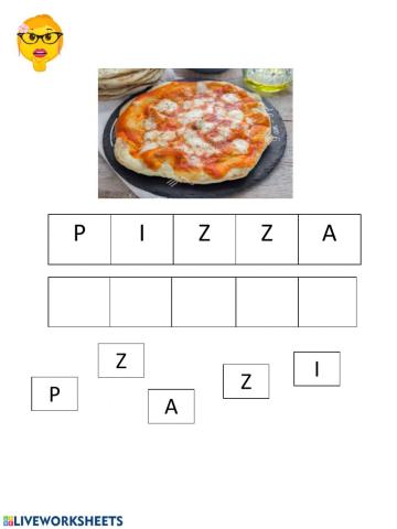 Pizza - lettere