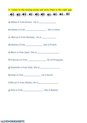 Countries, Nationalities, Flags