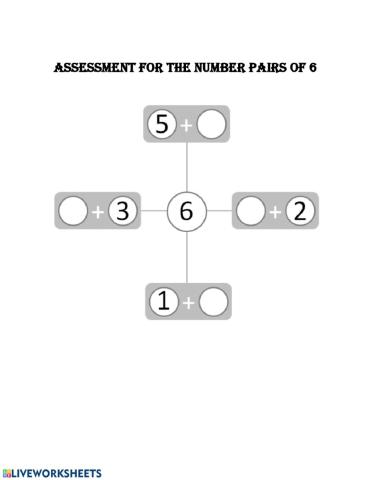 Number pairs of 6