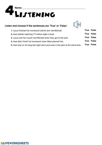 Past Continuous vs Past Simple Test