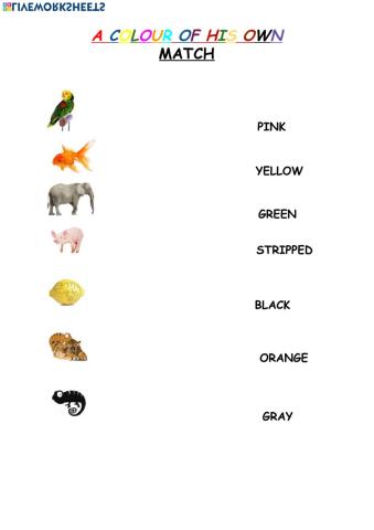 A colour of hhis own