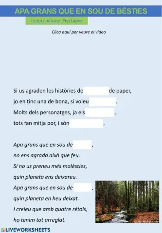 APA GRANS QUE EN SOU DE BÈSTIES