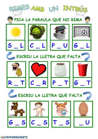 Rimes amb un intrús