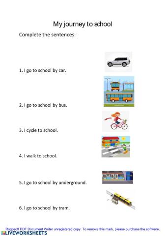 My journey to school