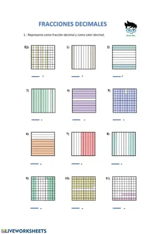 Fracciones decimales