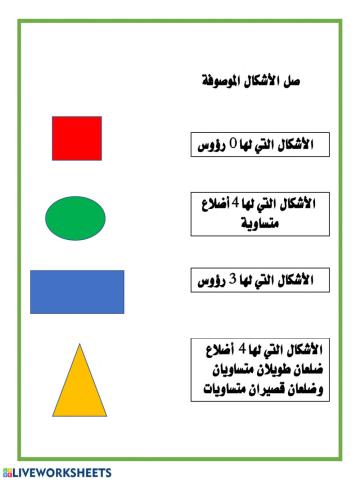 مقارنة الأشكال