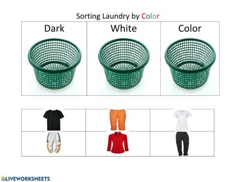 Laundry - Sorting by Color