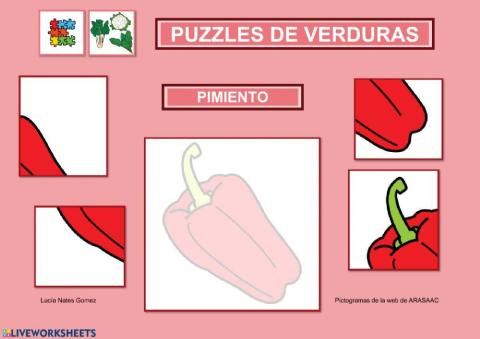 Puzzle de las verduras