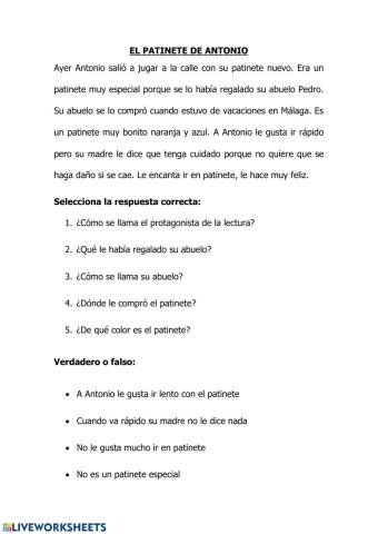 Comprensión lectora