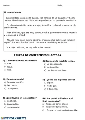 Comprensión lectora