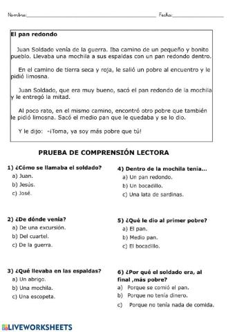 Comprensión lectora