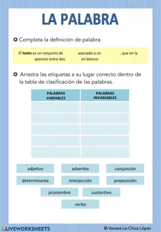 La palabra