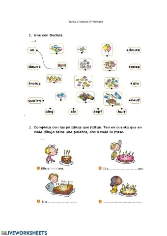 Colores, números y edad