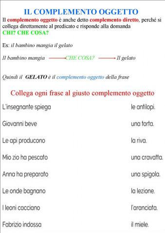 Complemento oggetto