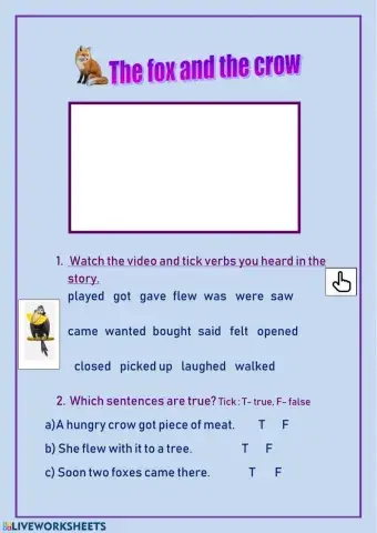 Fable The fox and the crow