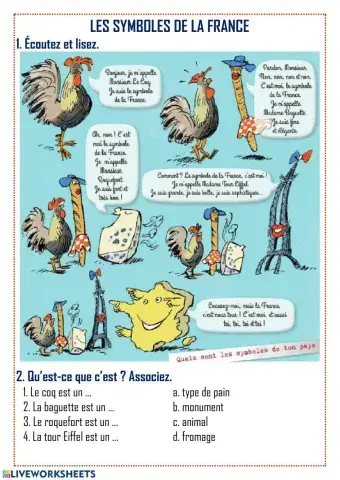 2 Les symboles de la France. 5 classe