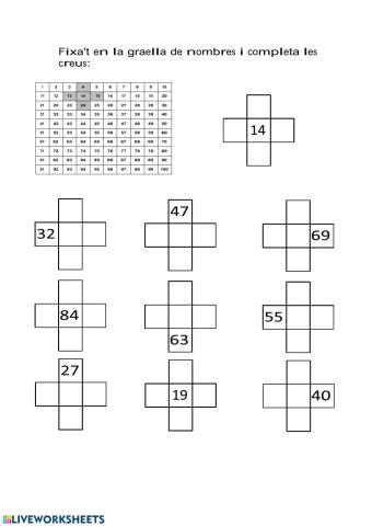 Pensa quin nombre escriuràs