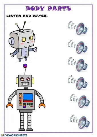 Body parts and adjectives