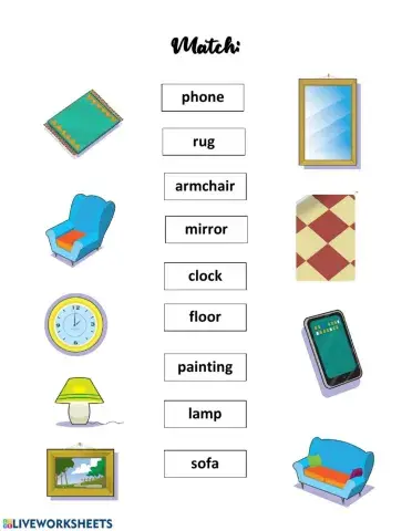 Furniture vocabulary
