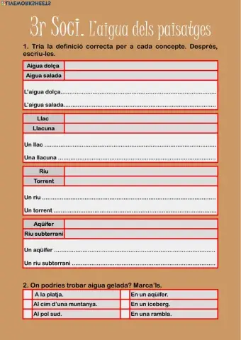 L’aigua dels paisatges