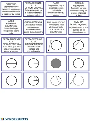 Círculo y circunferencia