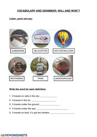 Transports and future