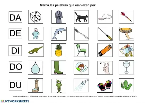 Conciencia fonológica -d-