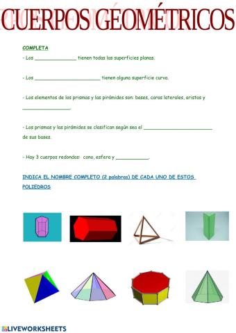 Cuerpos geométricos t. 12