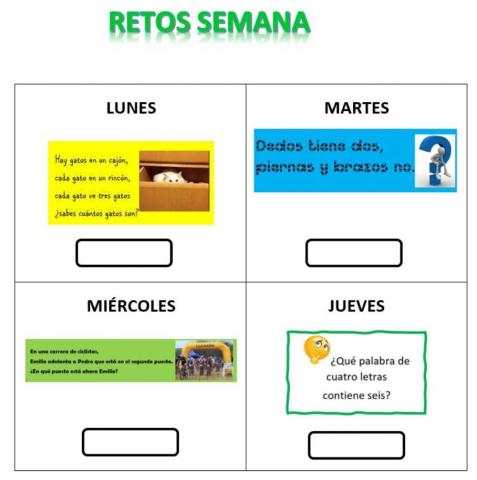 Retos semana