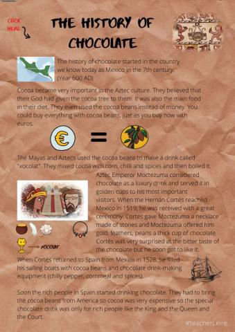 The history of chocolate