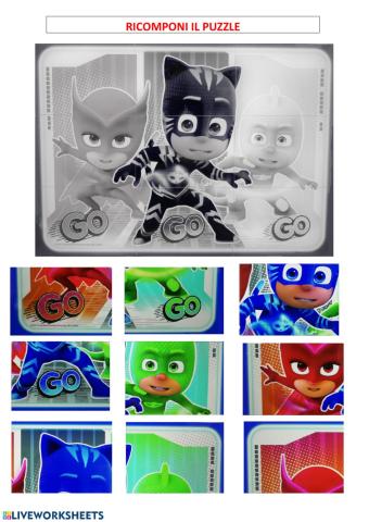 Pjmasks puzzle
