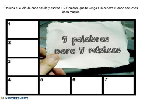 ¿Qué te sugiere la música?