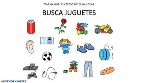 Busca juguetes