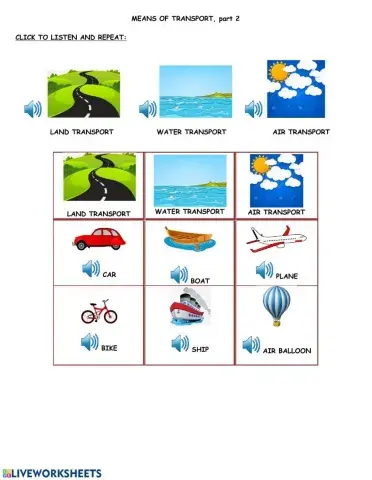 Means of transport, part 2