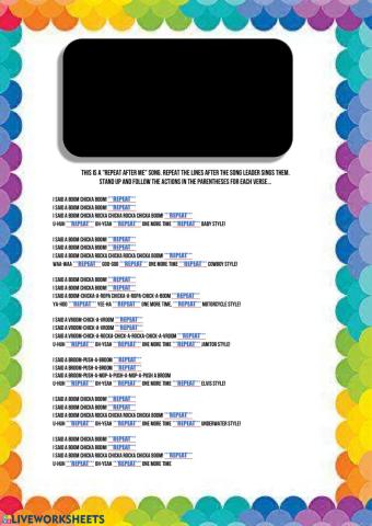 Boom Chick a Boom (song)