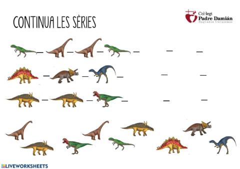 SÈRIE DINOSAURES