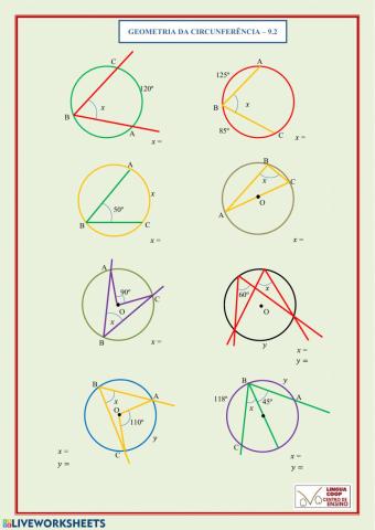 Geometria da circunferência 9.2