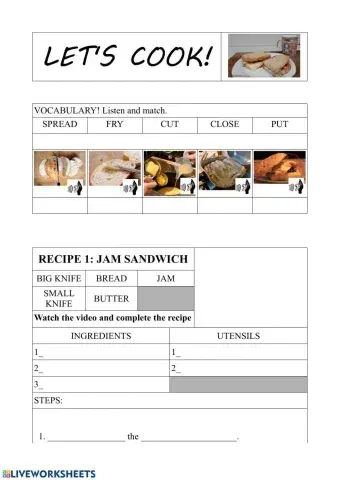 Sandwich Recipes (easy)