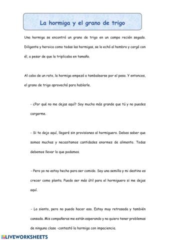 Comprensión lectora