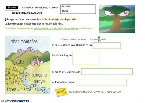 Descripción de un paisje